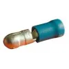 Boîte 100 cosses rondes M.5mm bleu - standard