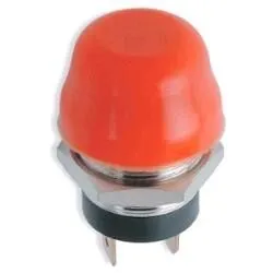 Bouton poussoir 20A OFF-MOM rouge