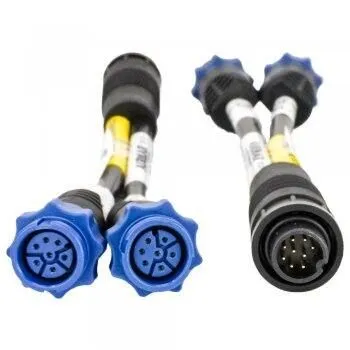 Câble adaptateur de sonde double Prise Bleue Navico pour Testeur TDT1000 