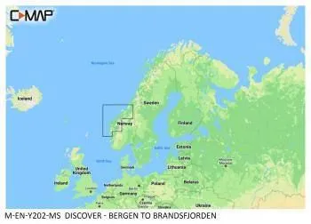 Carte C-MAP® Discover™ Bergen / Brandsfjord
