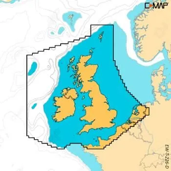 Carte C-MAP® Discover™ X  Royaume-Uni / Irlande / Manche