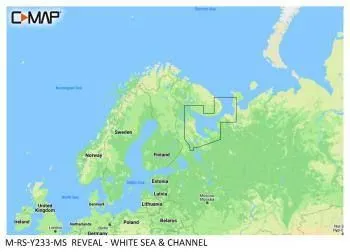 Carte C-MAP® Reveal™ Mer Blanche & Canal
