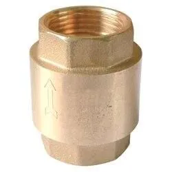 Clapet à ressort femelle/femelle laiton Ø 1''1/2