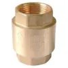 Clapet à ressort femelle/femelle laiton Ø 1''1/4