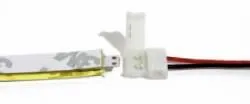 Connecteur bande LED 12/24V 8mm