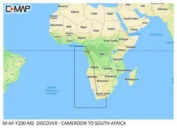 Carte C-MAP® Discover™ Cameroun à Afrique du Sud