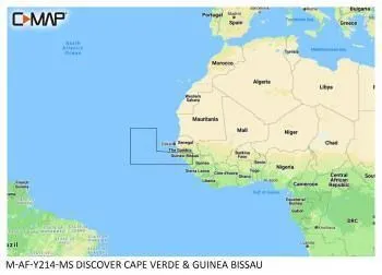 Carte C-MAP® Discover™ Cap Vert / Guinée-Bissau