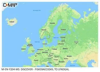 Carte C-MAP® Discover™ Fiskebackskil / Lyngdal