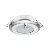 Downlight LED rond - SELENE 2W 9-32Vdc - Inox poli - Blanc naturel - 100° - IP40 - INTERRUPTEUR
