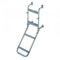 Echelle inox pliable 2+3 marches