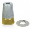 Ecrou anodique avec frein Ø30mm, 20x150mm