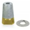 Ecrou anodique avec frein Ø45mm, 30x200mm