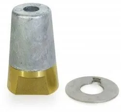 Ecrou anodique avec frein Ø45mm, 30x200mm