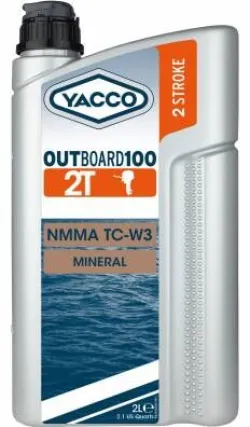 Huile Marine 2 Temps Minérale OUTBOARD 100 TC-W3 - 5 Litres