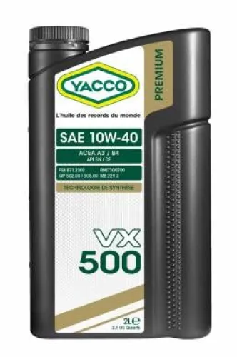 Huile Moteur VX500 10W-40 - 5 Litres