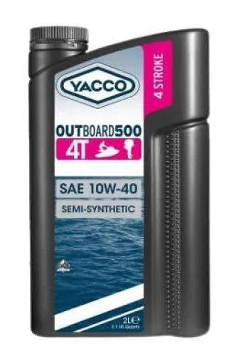 Huile Yacco Outboard 500 4T 10W40 - 2L