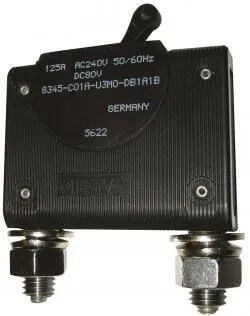 Interrupteur / disjoncteur hydromagnétique 12/24V 125A