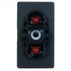 INTERRUPTEUR POUSSOIR MOM-OFF-MOM 1 PÔLE LUMINEUX 12V