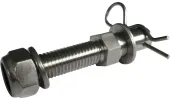 Kit attache rapide D.15 acier inox