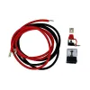 Kit câbles+fusible 25² 125A KEYBOX longueur 2m noir et rouge MRBF125A