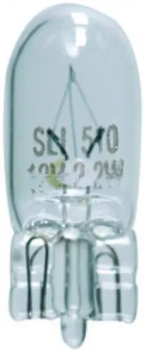 Lampe wedge base rouge 24V 1,2W