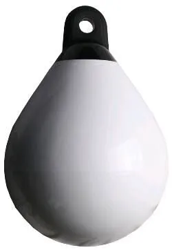 Pare-battage bouée blanc / anneau noir Ø 450mm