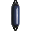 Pare-battage cylindrique bleu / 2 anneaux noirs Ø150 x L580mm