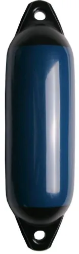 Pare-battage cylindrique bleu / 2 anneaux noirs Ø240 x L700mm