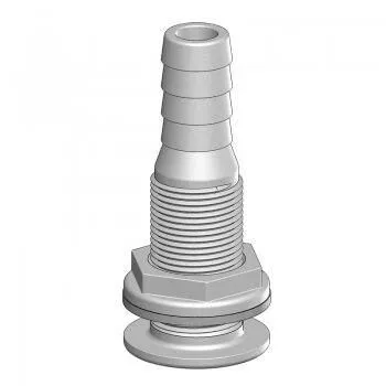 Passe-coque polymère 3/4'' x 19mm noir