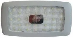 Plafonnier extra-plat 34 leds à interrupteur 12V