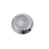 Plafonnier LED - 3.3W 12Vdc - D: 168mm - Inox poli - Blanc naturel - 120° - IP65 avec interrupteur