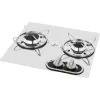 Plaque de cuisson en inox - 2 feux