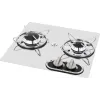 Plaque de cuisson en inox - 2 feux