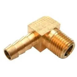 Raccord 90° 1/4''-18NPTF pour flexible 8mm