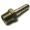 Raccord cannelé mâle inox 3/8'' 12mm