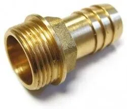 Raccord cannelé mâle laiton 1/4'' 8mm