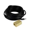 Rallonge de 8m du câble de communication SiCom RJ9-RJ9 avec adaptateur RJ F/F