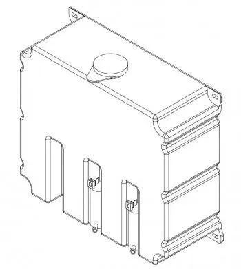 Réservoir lave-glace 8L + 2 pompes 24V