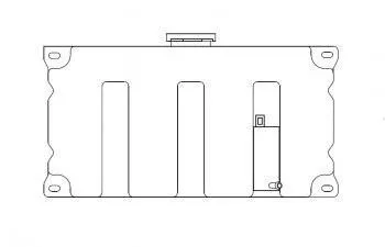 Réservoir lave-glace en polyéthylène 5L + 1 pompe 12V