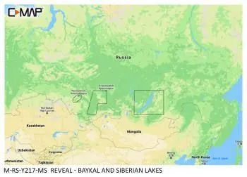Carte C-MAP® Reveal™ Lac Baikal & Lacs Sibérien