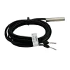 Sonde température NTC 10k 1% avec câble 1m étanche + connecteur et étui inox pour plage de -13 à 105°C