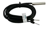 Sonde température NTC 10k 1% avec câble 5m étanche et étui inox pour plage de -13 à 105°C