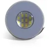 Spot 10 LED lentille claire 12-24V ressorts + AMP - Ø 70mm