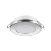 Downlight LED rond - TED C 2W 9-32Vdc - Inox poli - Blanc chaud - 100° - IP40