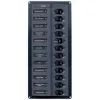Tableau 12 disjoncteurs unipolaires vertical 12V