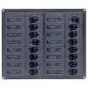 Tableau 16 disjoncteurs unipolaires 12V