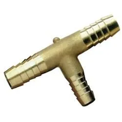 Té cannelé laiton 20mm