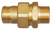 Union mâle/mâle laiton 1''