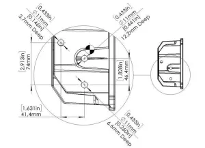 PROJECTEUR LED SLX C  250W, 24V, FAISCEAU 6°
