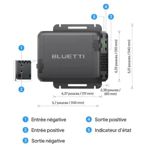 Chargeur alternateur 12 ou 24VDC 560W + câble 5m +  disjoncteur